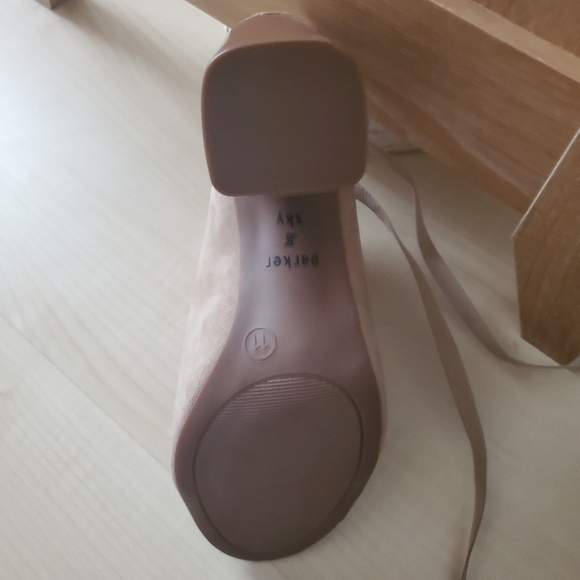 Parker And Sky Open Toe Tan Shoe Size 11 - Picture 10 of 10